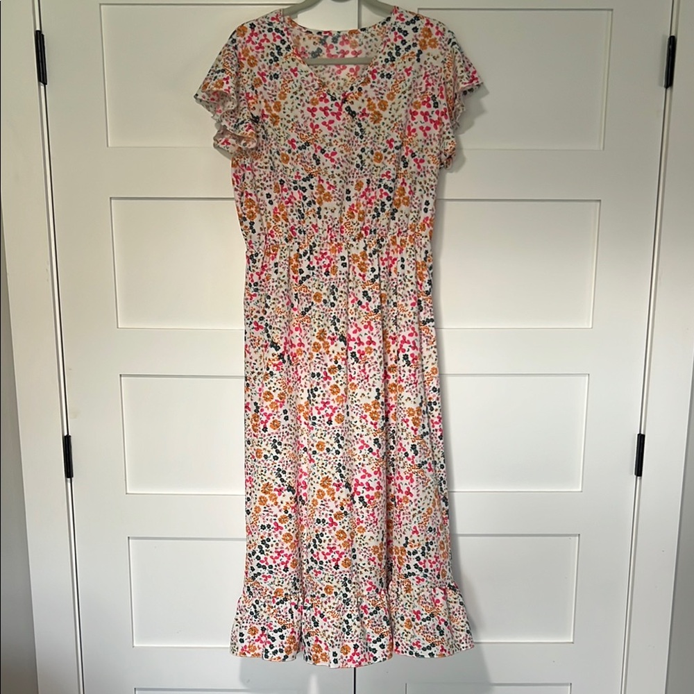 Floral Print Women's Dress